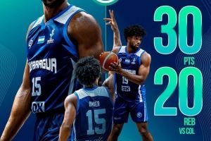 NBA球队考虑一下？今年的落选秀奥米尔美洲杯爆砍30分20篮板